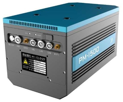 sistema LIDAR di cellulare di alta precisione 4.4kg PM-1500 PRR100-2000kHz