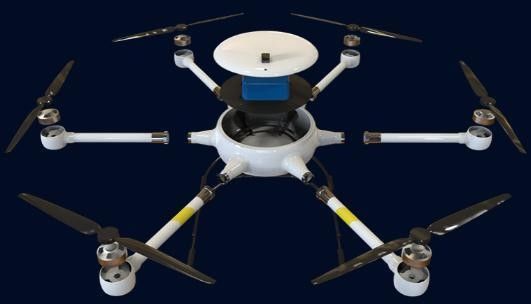 multi resistenza della pioggia leggera del UAV Long120 del rotore di 120min Max Load 8kg sei fuchi di asse