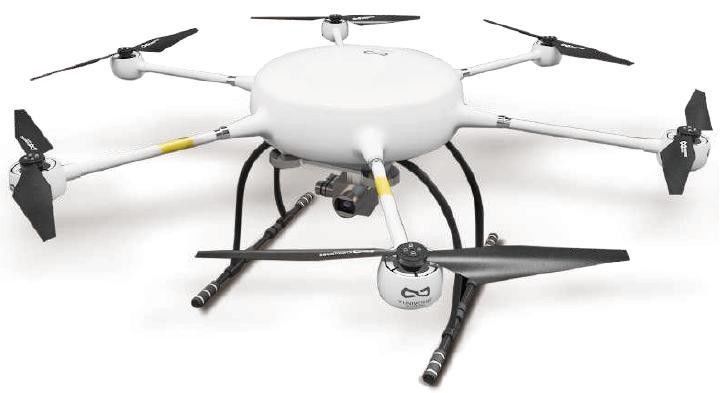 multi resistenza della pioggia leggera del UAV Long120 del rotore di 120min Max Load 8kg sei fuchi di asse