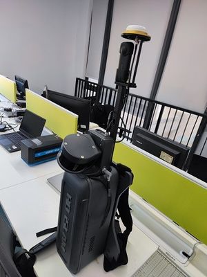 3D lidar tenuto in mano HiSLAM per spazio interno che esplora e che modella