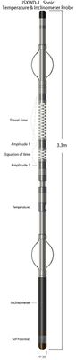 sensore di 125-555μS/M Sonic Temperture Inclinometer Probe With Pt100